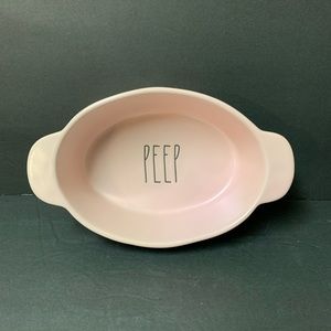 Rae Dunn brand new pink PEEP bakeware